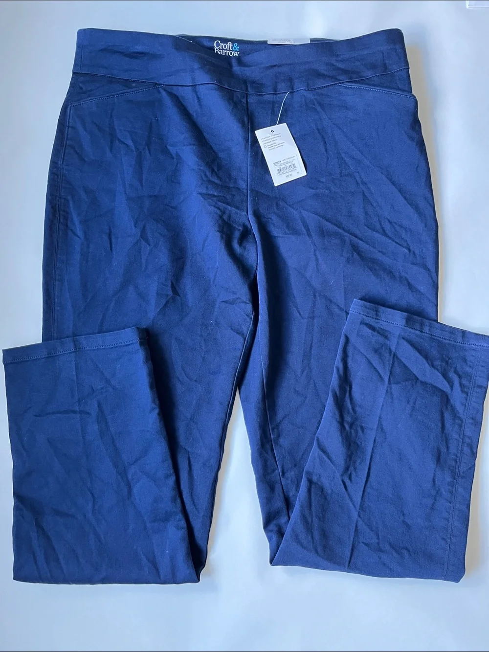 Women’s “ Croft & Barrow Dark Navy Stretch Chinos